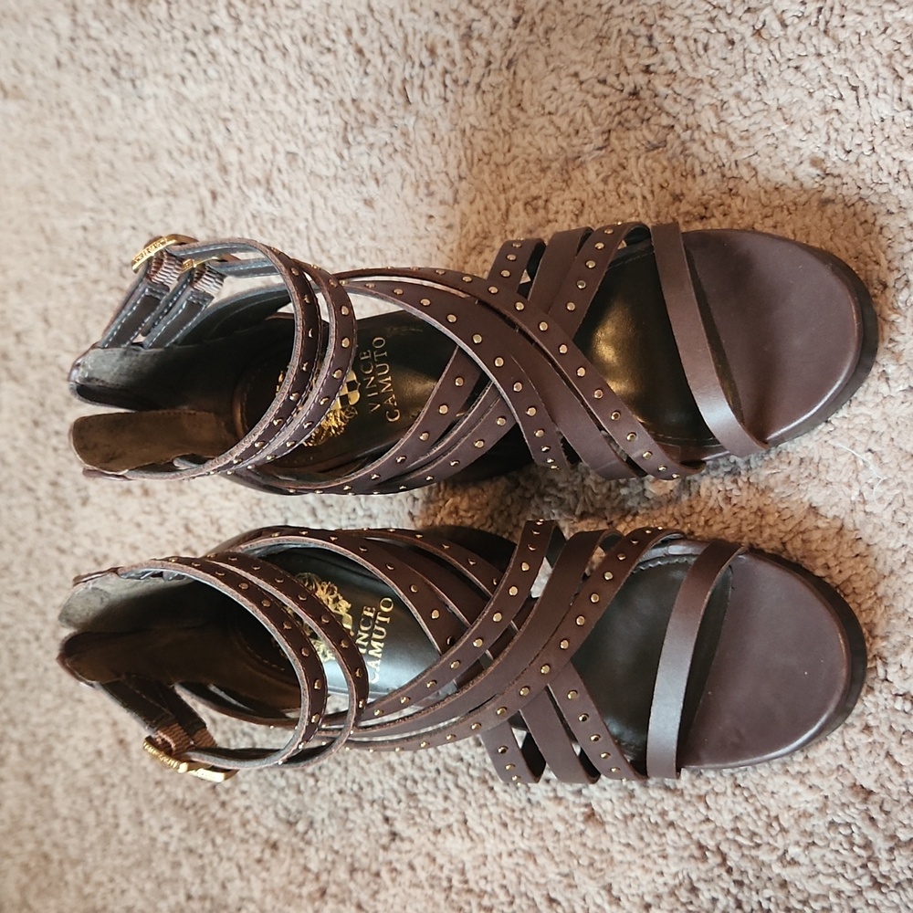 Vince Camuto strap wedge sandal